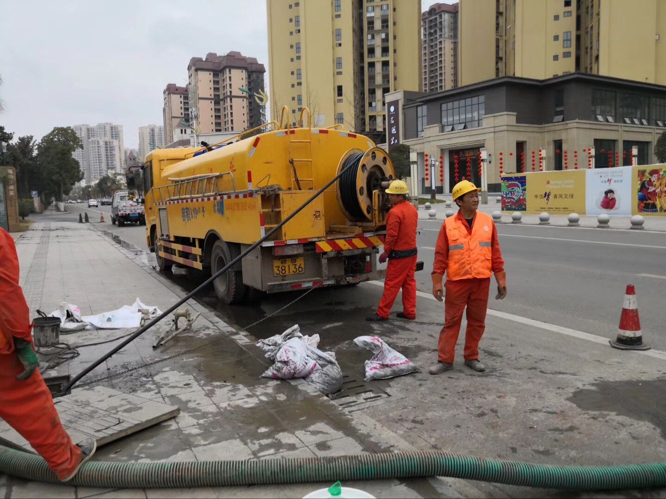 无棣排污管道清淤-管道清洗